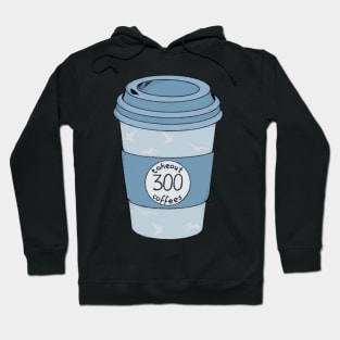 300 takeout coffees Hoodie